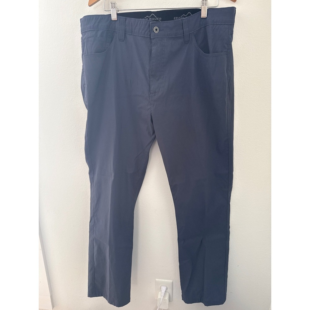 Eddie Bauer Men's Hiking Pants Straight Leg Unlined Spring Summer Blue 40x32
